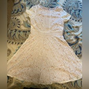 White lace dress